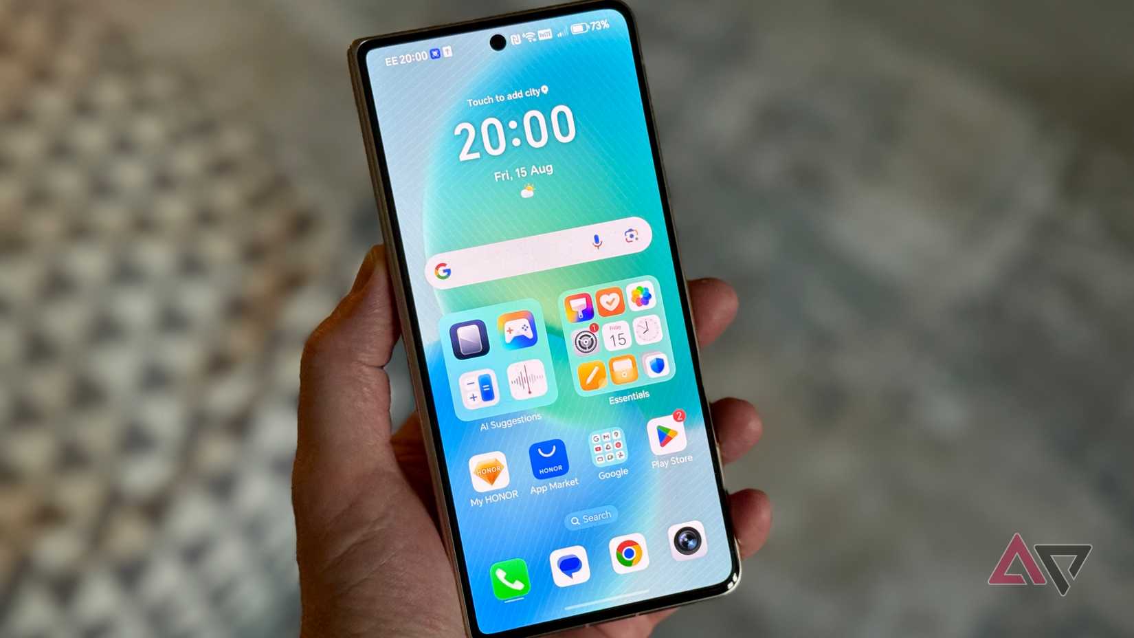 Home screen after setup on the Honor Magic V5