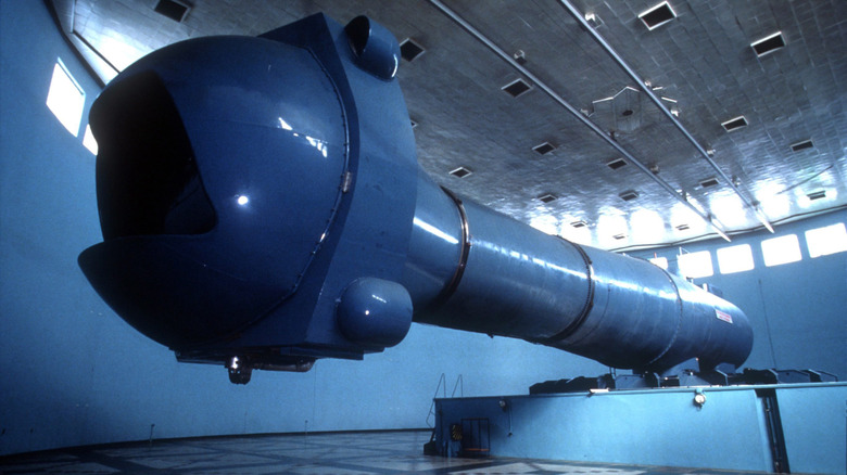 A Russian era centrifuge used to train Soviet cosmonauts