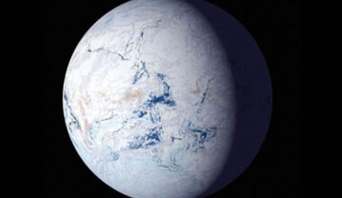 Cryogenian Earth. Image credit: NASA.