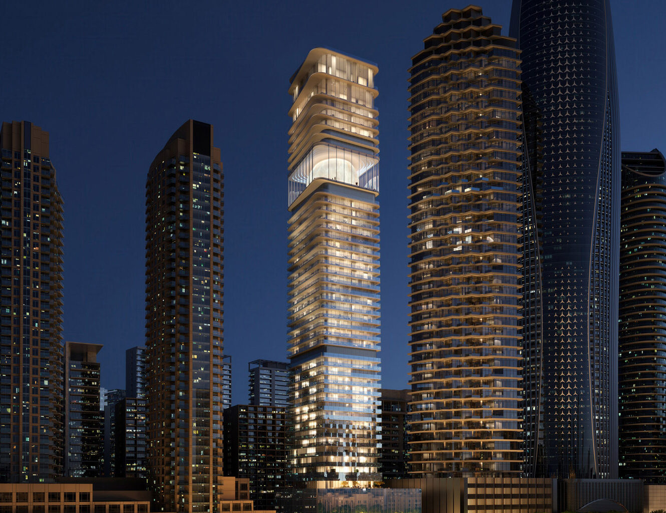 MVRDV tops Dubai skyscraper with giant orb