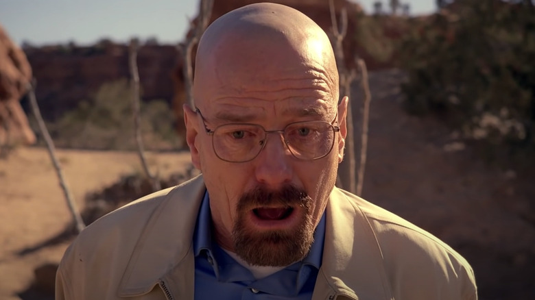 Walter White looking stunned on 