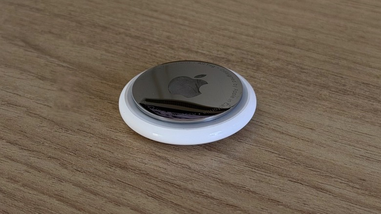 Apple's AirTag on a table