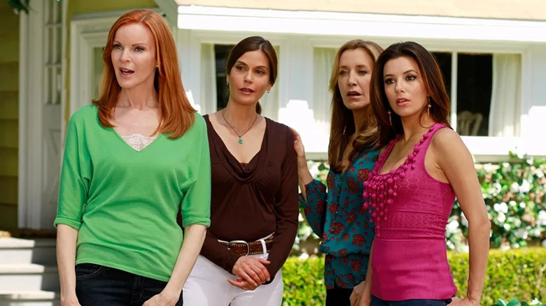 Marcia Cross, Teri Hatcher, Felicity Huffman, and Eva Longoria in Desperate Housewives