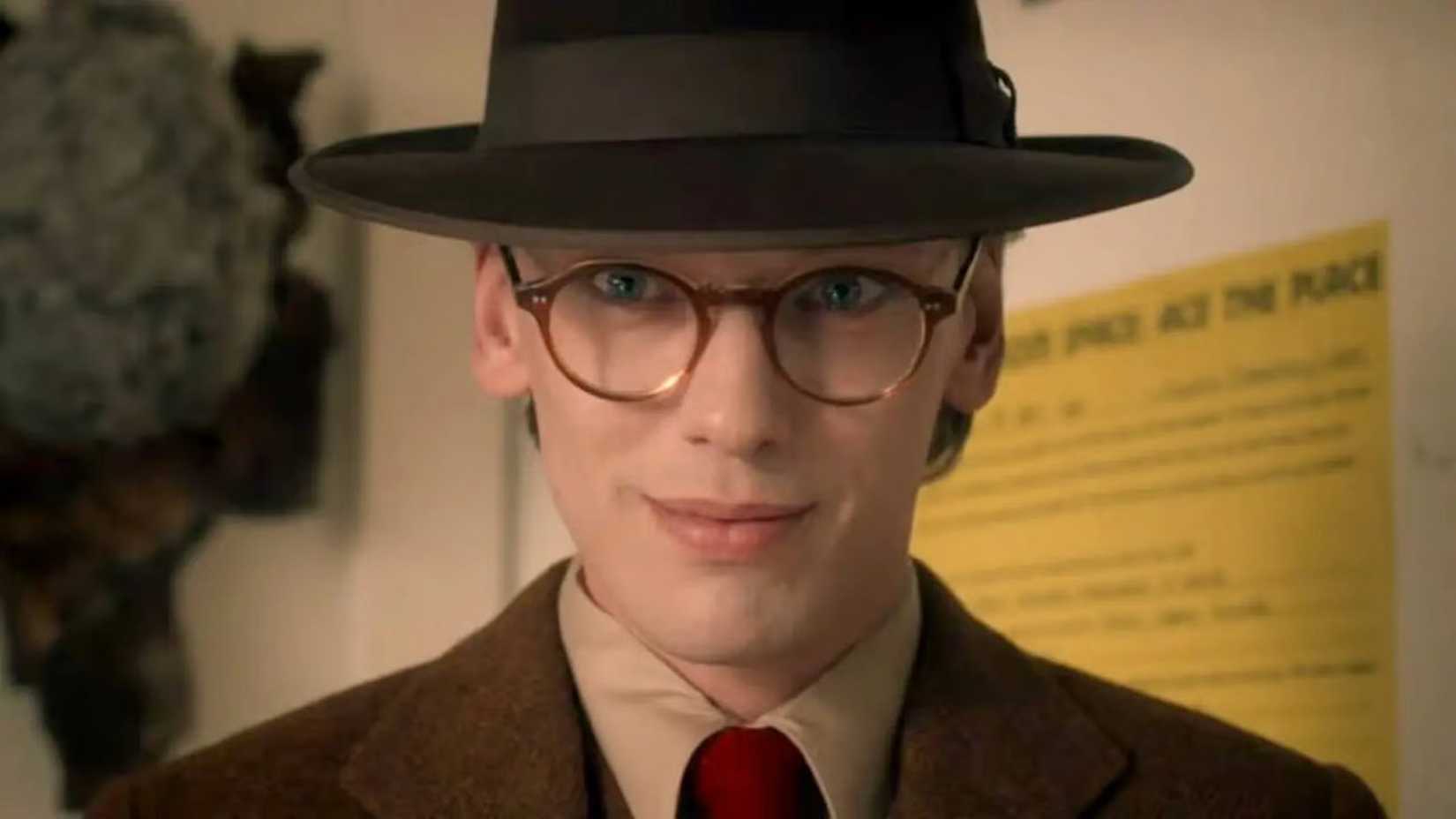 Jamie Campbell Bower as Henry Creel's Mr Whatsit persona in Stranger Things