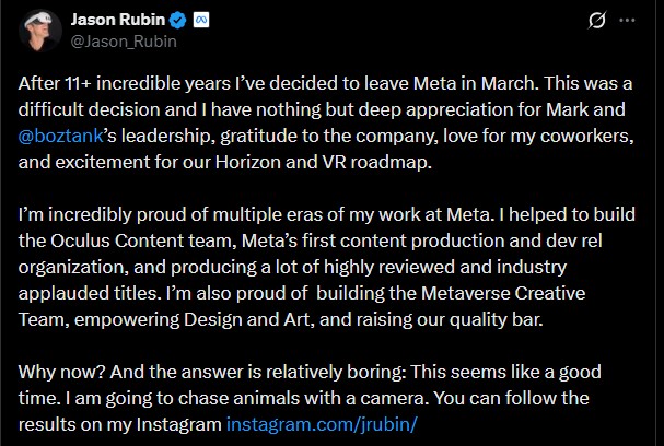 Rubin’s goodbye note.