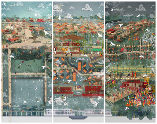 Architecture Drawing Prize 2025 Overall Winner: 'Shilpogram: A Crafter's Village' by Sanjidah Chowdhury