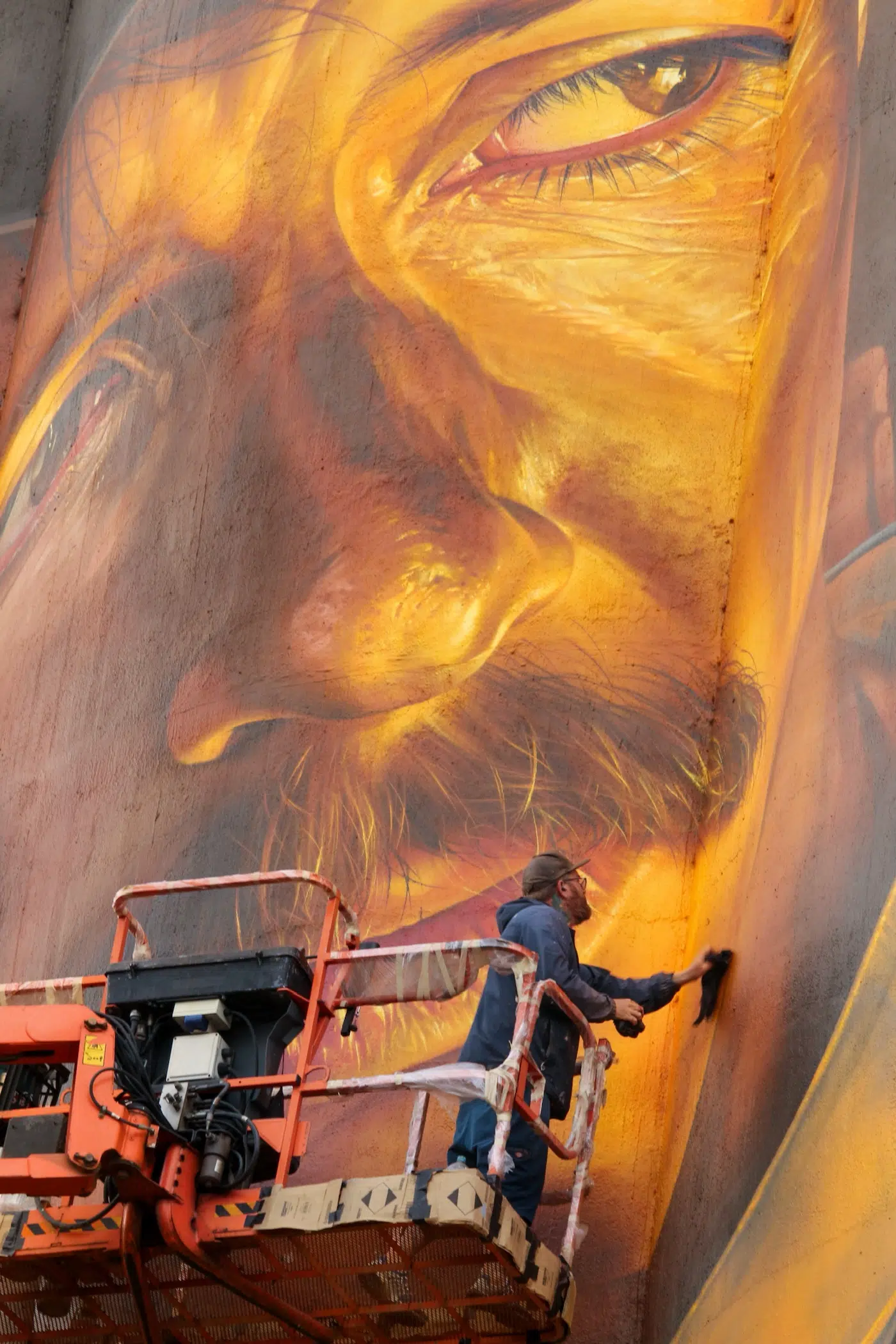 Kapunda Silo Mural by Smug