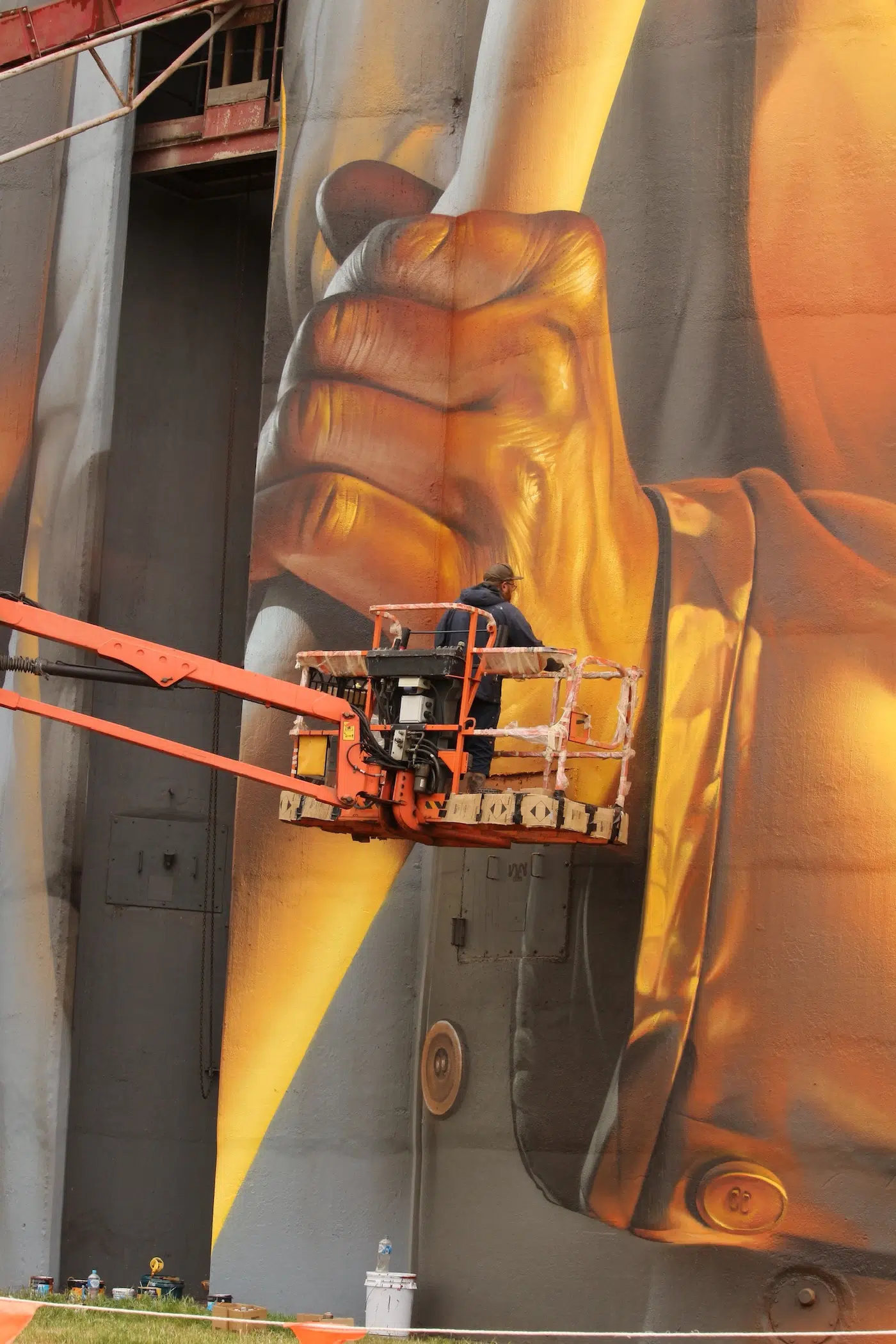 Kapunda Silo Mural by Smug