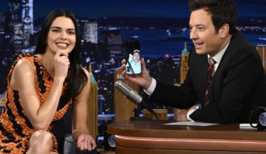 Kendall Jenner FaceTimes Tom Brady on 'The Tonight Show' for His Super Bowl Tip