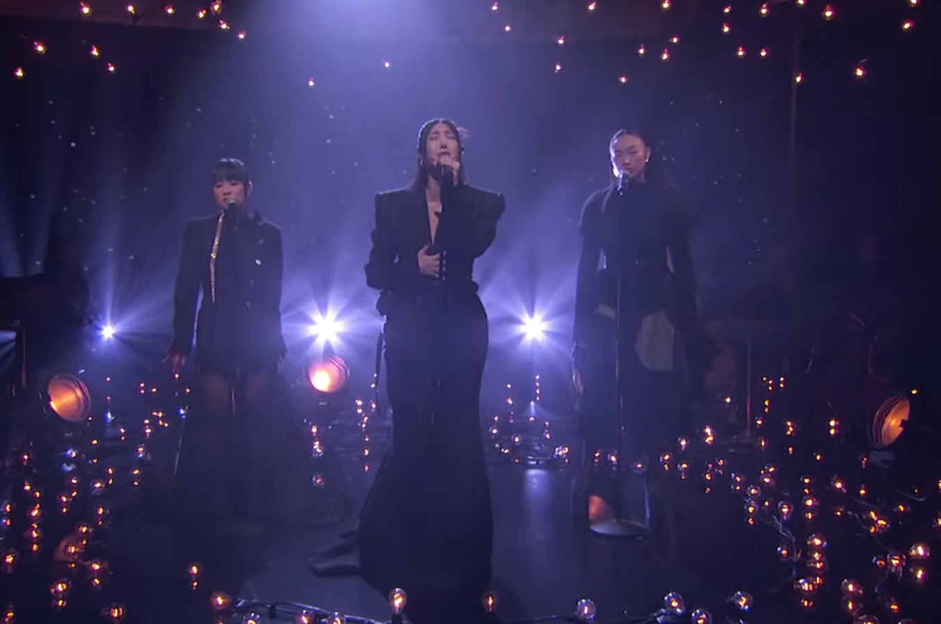 'KPop Demon Hunters' Singers Showcase 'Golden' on 'Kimmel'