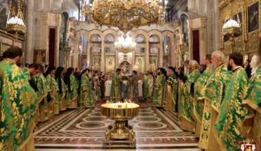 Solemn celebration of the Feast of Theophany in Jerusalem