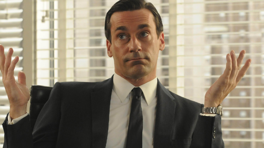 Jon Hamm as Don Draper in Mad Men