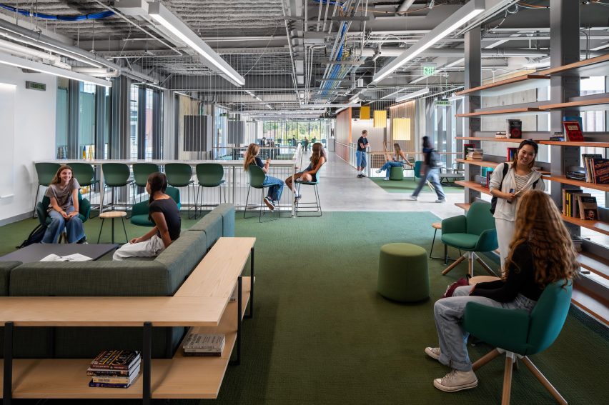 High school designed to be fire resistant