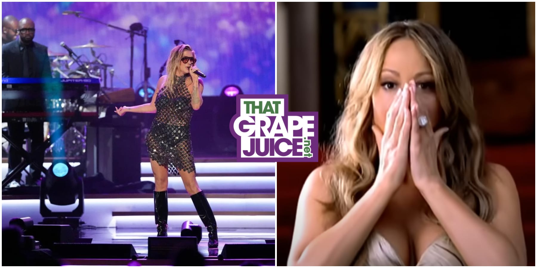 Yikes! Lambs Slam Kesha's "Pitchy Karaoke" Tribute to Mariah Carey at GRAMMY Week Event: "She Sounded a Mess"