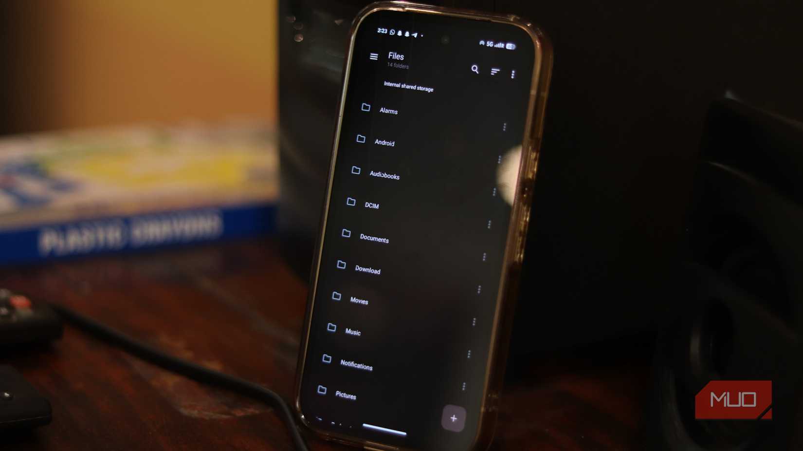 Material Files running on Pixel 9a.