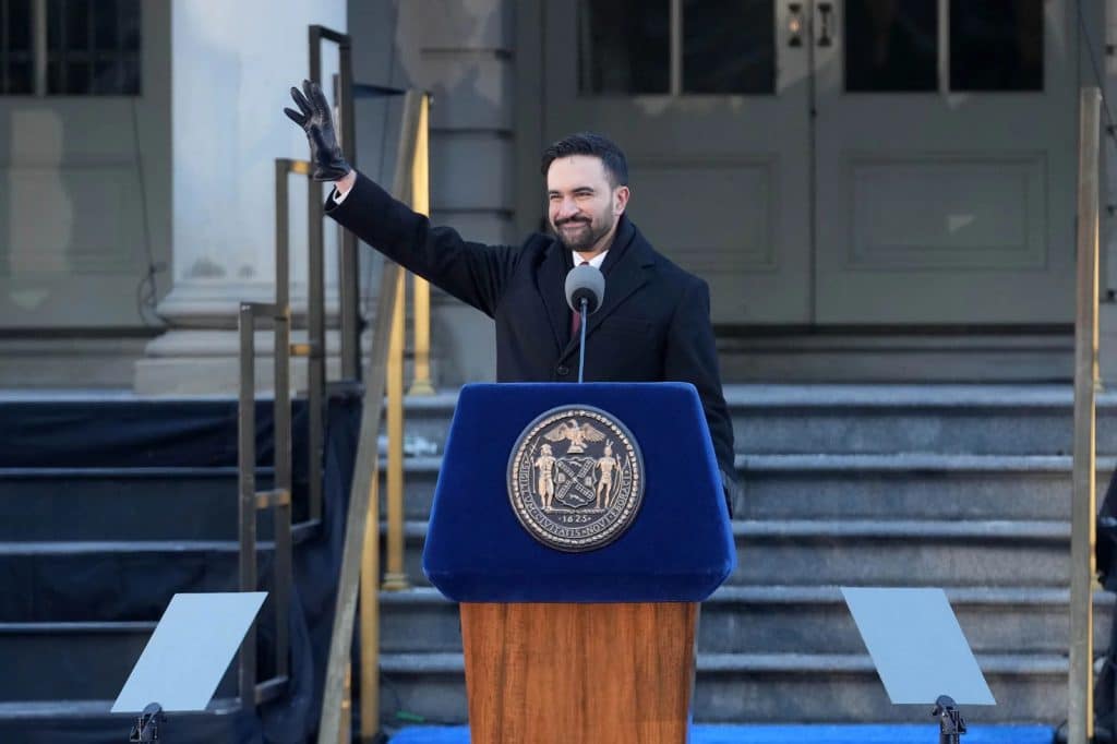 Zohran Mamdani speaks at his inauguration as Mayor of New York City (Photo: NYC Mayors Office)