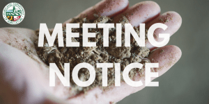 State Soil Conservation Committee Meeting Notice