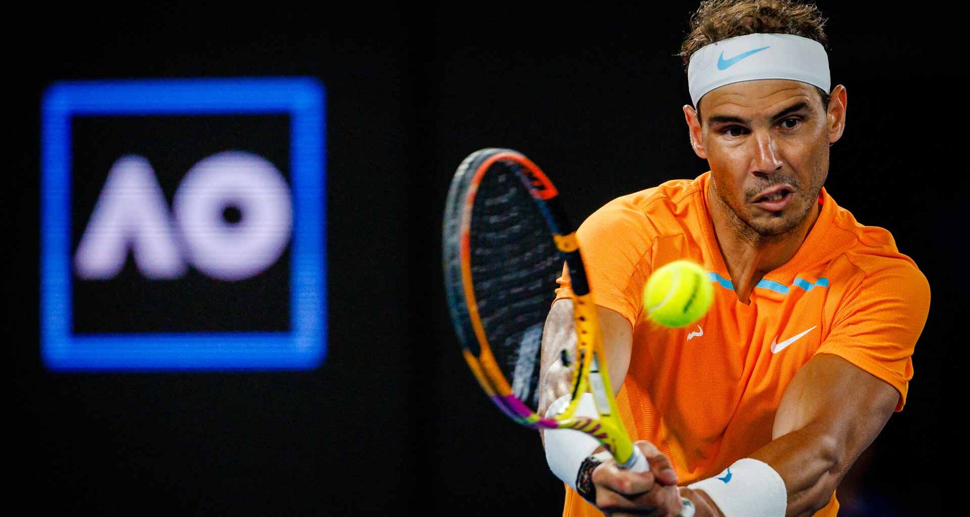 Rafael Nadal won two Australian Open titles during his illustrious career.