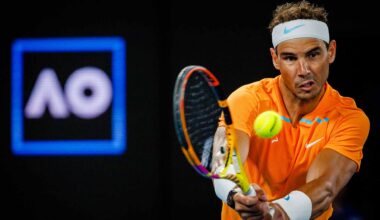 Rafael Nadal won two Australian Open titles during his illustrious career.