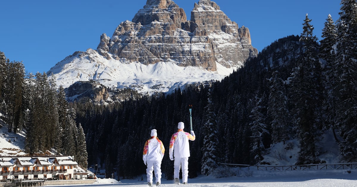 The Olympic Flame has arrived in Bolzano on the 51st stage of its Journey