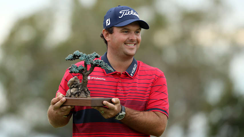 Patrick Reed, whose most recent PGA TOUR win was at the 2021 Farmers Insurance Open, has announced his intention to return to PGA TOUR competition later this year with an eye on reinstating his membership for the 2027 season. (Kevin C. Cox/Getty Images)