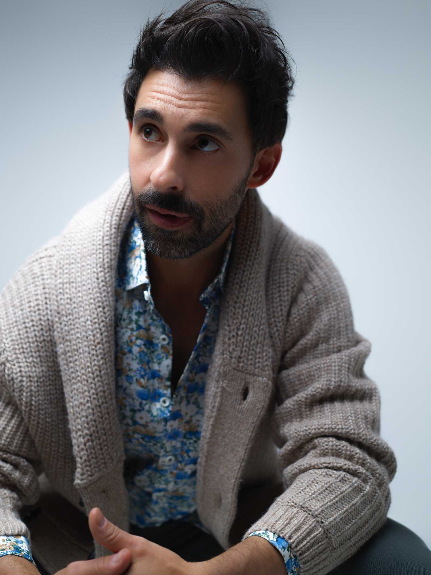 A publicity photograph of Fallout actor Rafi Silver.