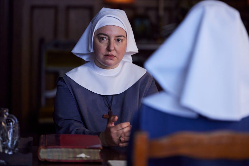Rebecca Gethings as Sister Veronica, Call the Midwife rebecca gethings as sister veronica, call the midwife