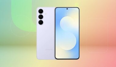 Samsung Galaxy S25 FE in lilac