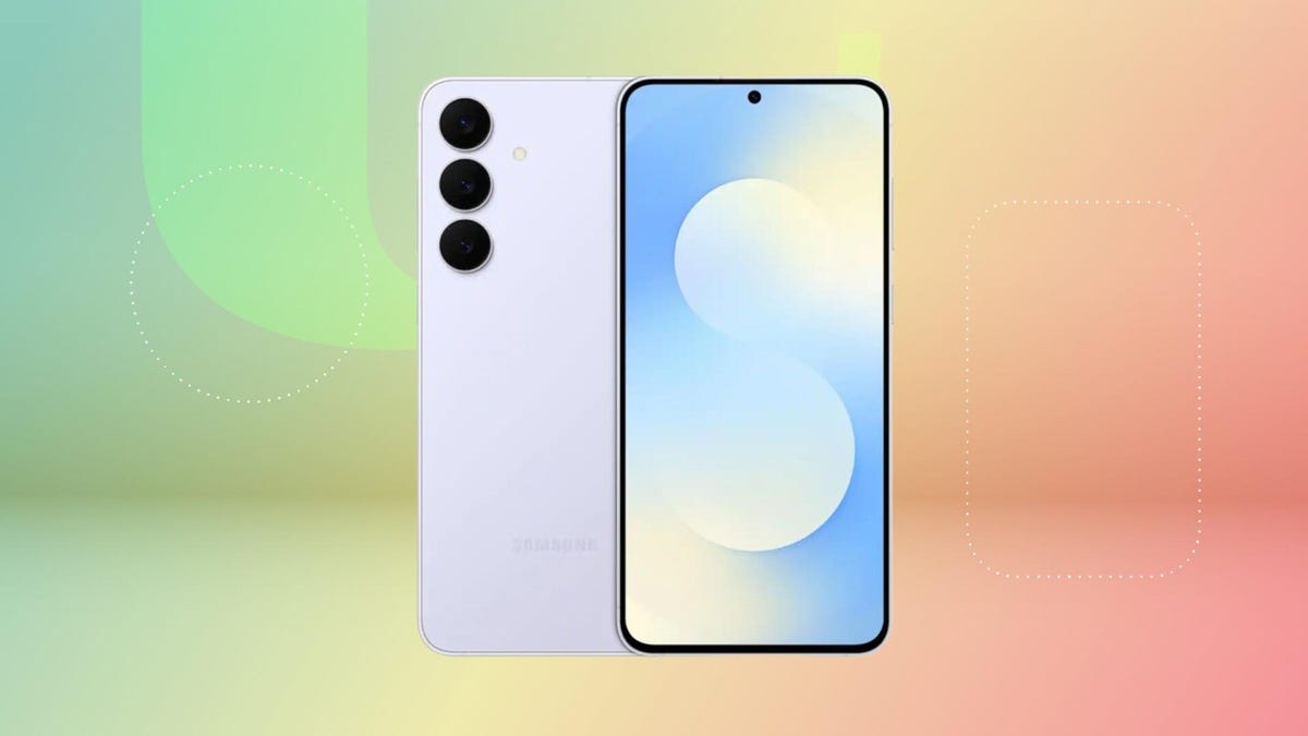 Samsung Galaxy S25 FE in lilac