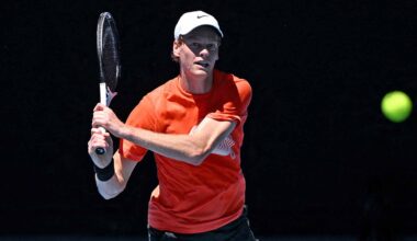 Jannik Sinner will play Hugo Gaston in the Australian Open first round Tuesday.