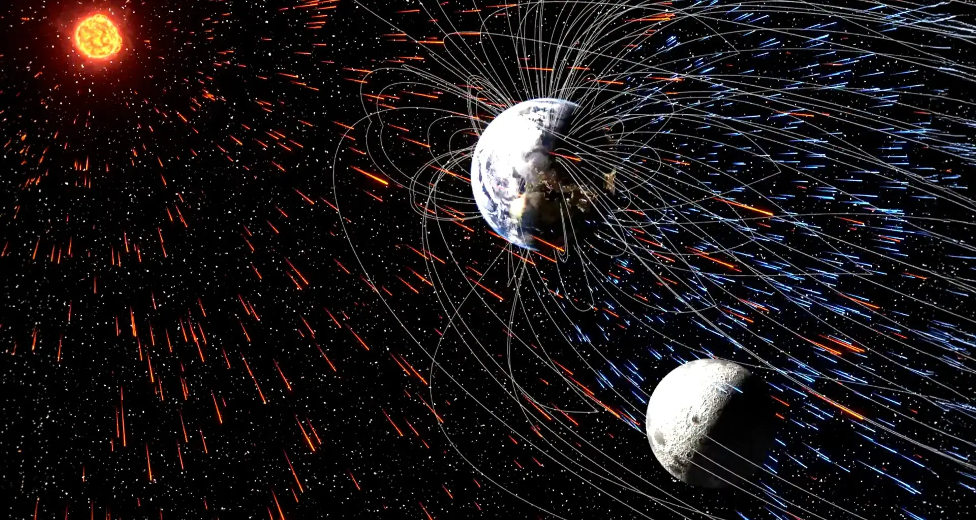 Earth has been feeding the moon for billions of years