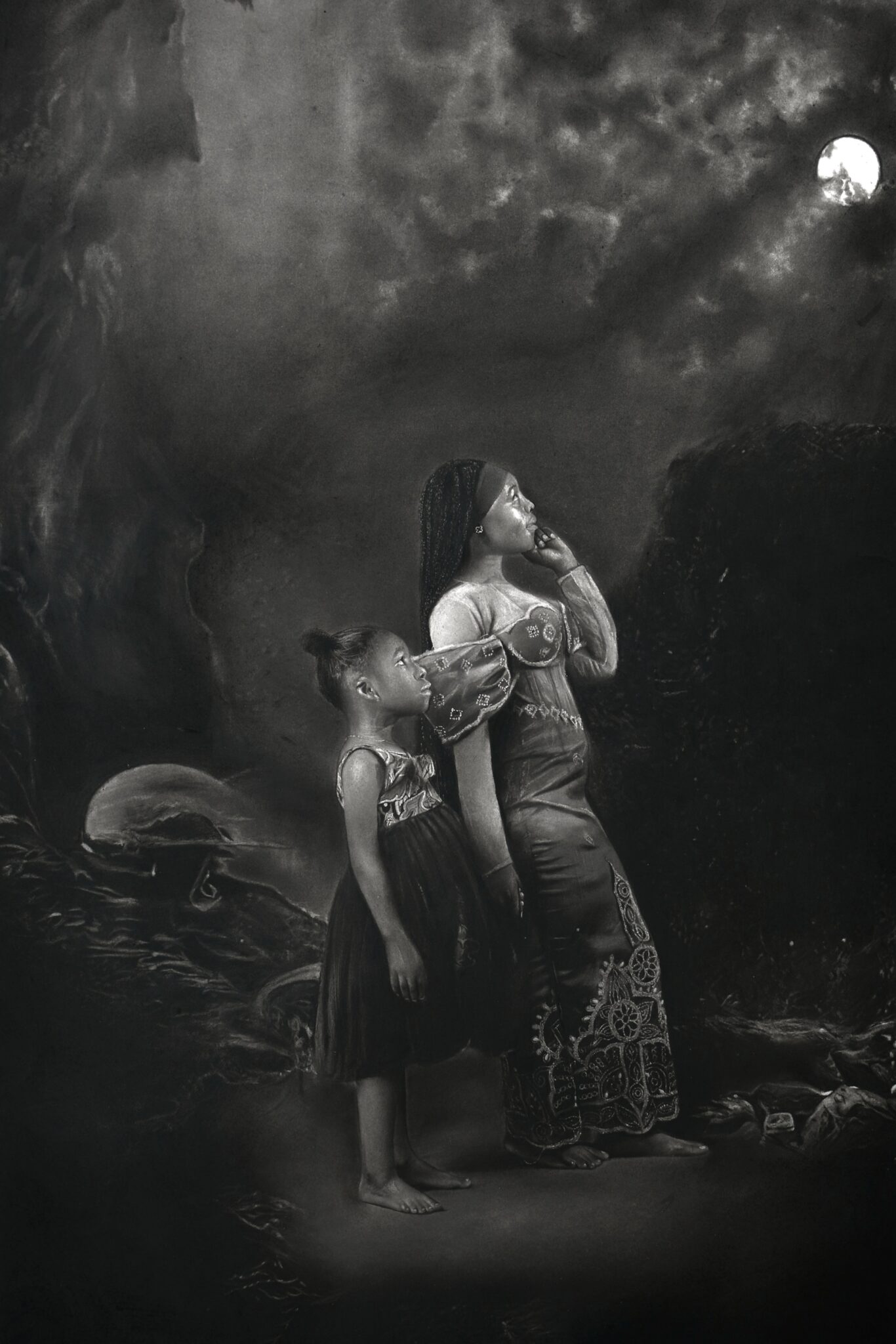 Hyperrealistic pencil drawing by Stanley Ejike Nwite