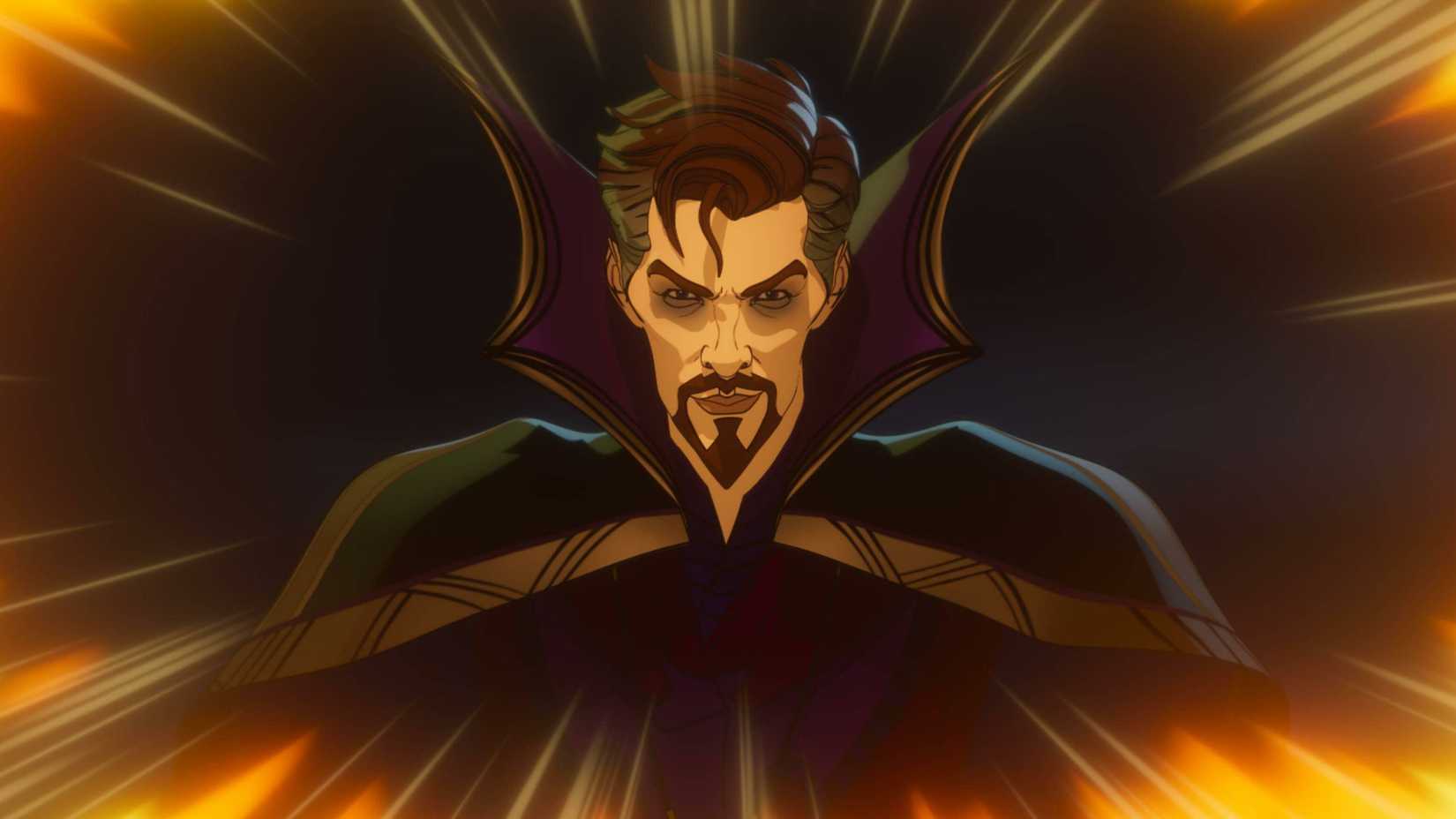 Strange Supreme appearing menacing in the What If... episode What If Doctor Strange Lost His Heart Instead of his Hands