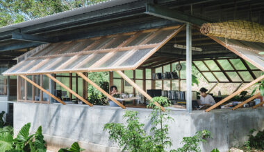 studio cochi wraps its okinawa workspace in double-skin