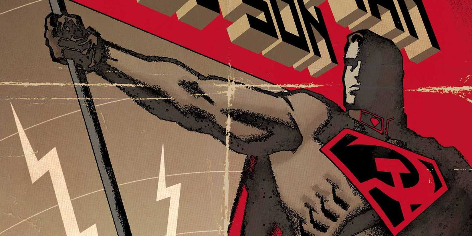 Superman Red Son comic propaganda poster