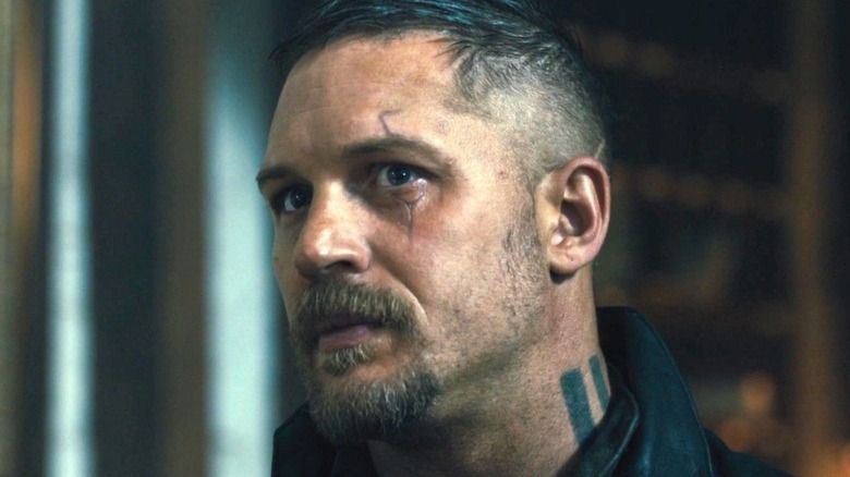 James Delaney (Tom Hardy) looking angry in Taboo