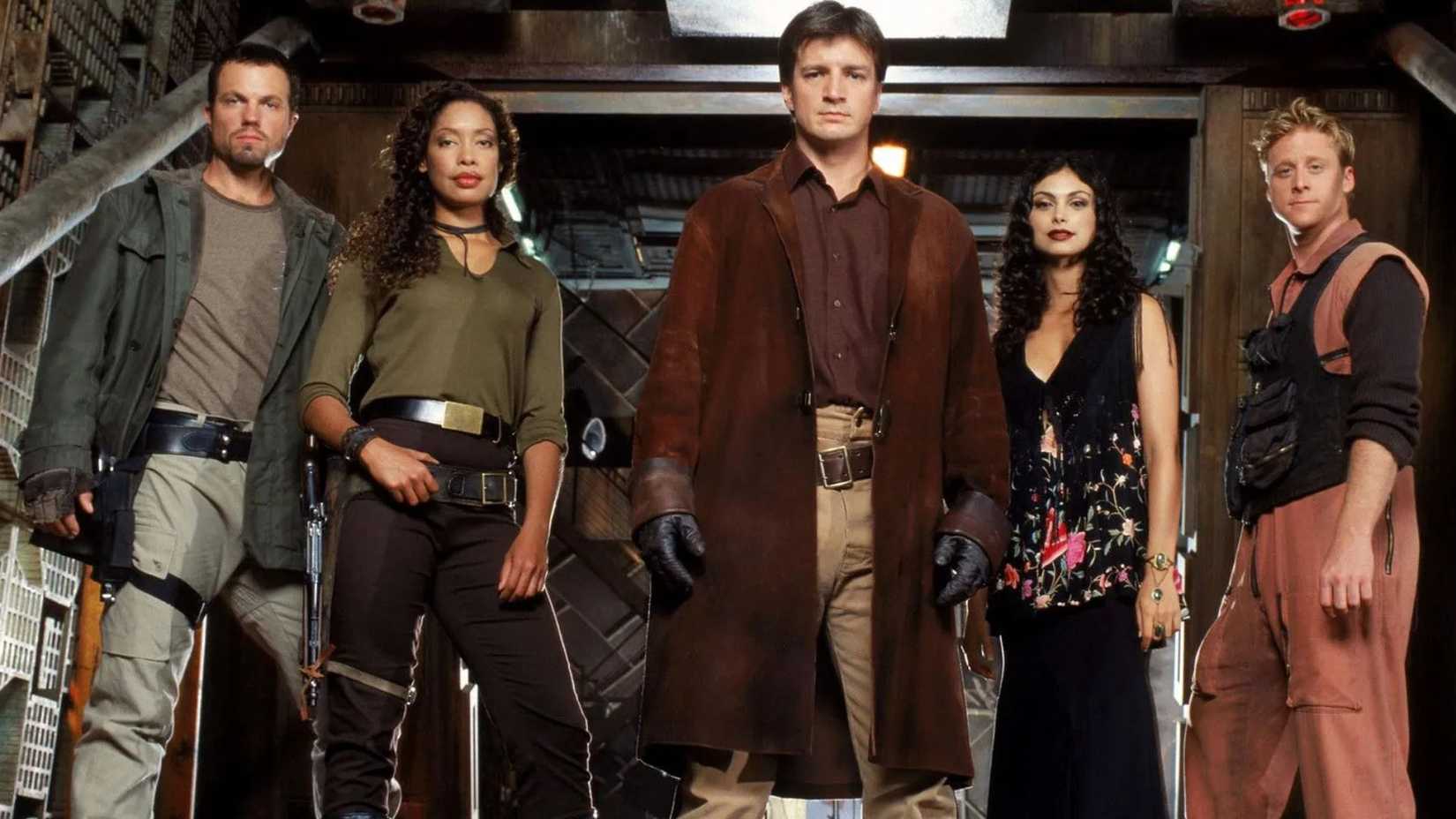 The cast of Firefly