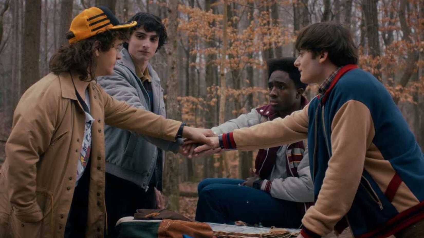 The cast of Stranger Things