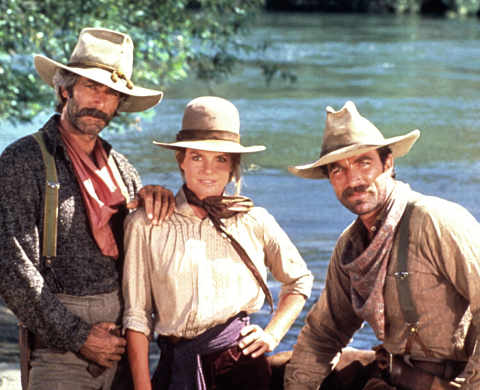 THE SHADOW RIDERS, Sam Elliott, Katharine Ross, Tom Selleck, 1982, 