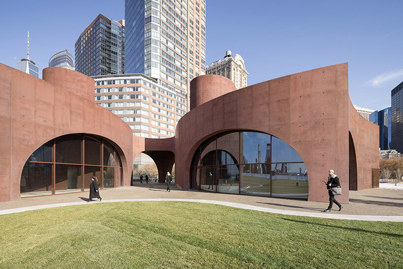 thomas phifer's arched wagner pavilion signals flood-resiliency for lower manhattan