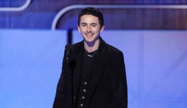 Timothee Chalamet Wins Best Actor at Golden Globes for 'Marty Supreme'