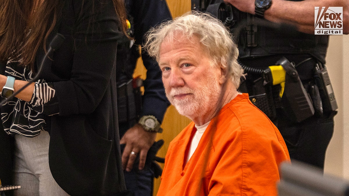 Timothy Busfield appears in a courtroom during a pre-trial detention hearing in Albuquerque, New Mexico