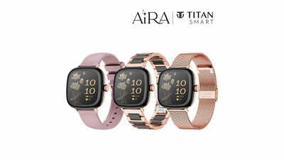 Titan Aira smartwatch debuts with 24x7 AI features; price starts at Rs 6,999