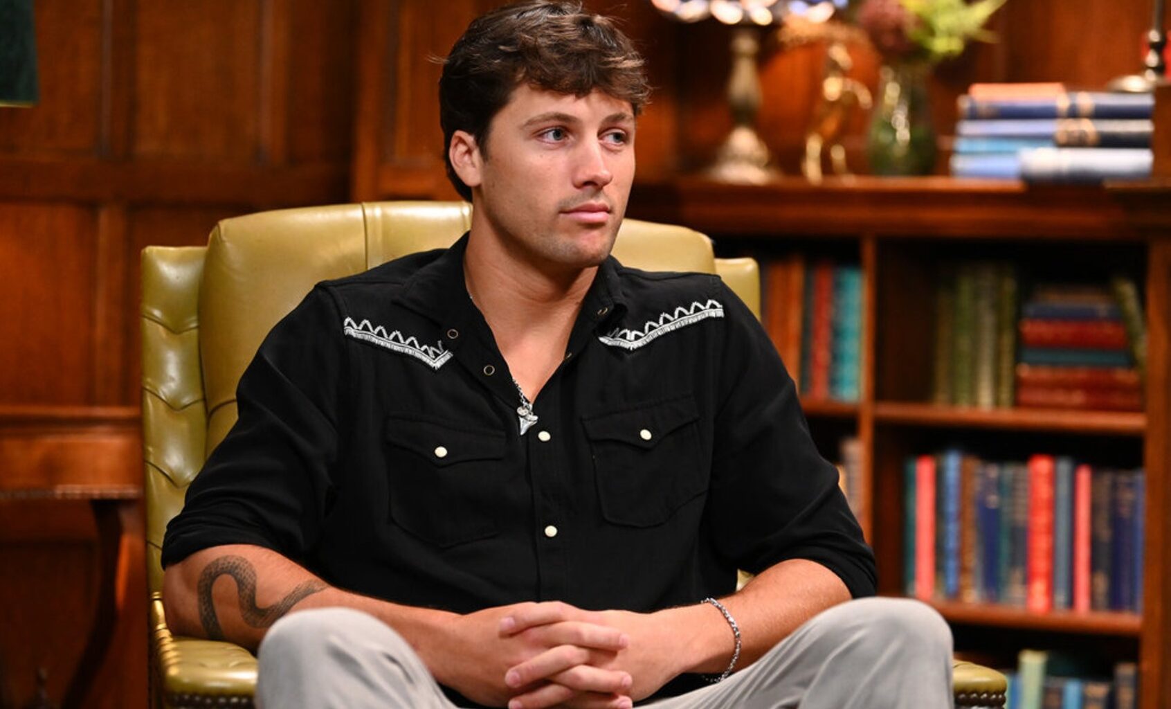 Rob Rausch in "The Traitors" (Euan Cherry/Peacock)