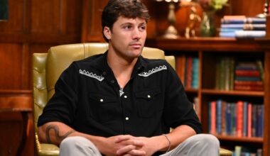 Rob Rausch in "The Traitors" (Euan Cherry/Peacock)