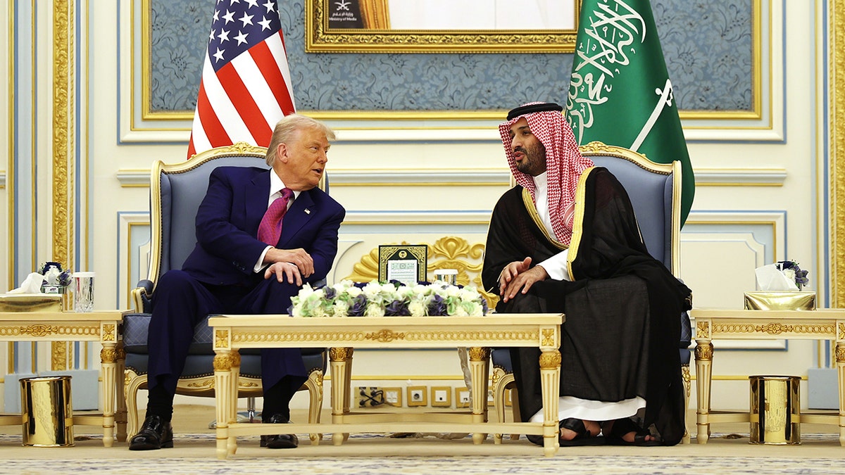 Trump talking with the Saudi crown prince