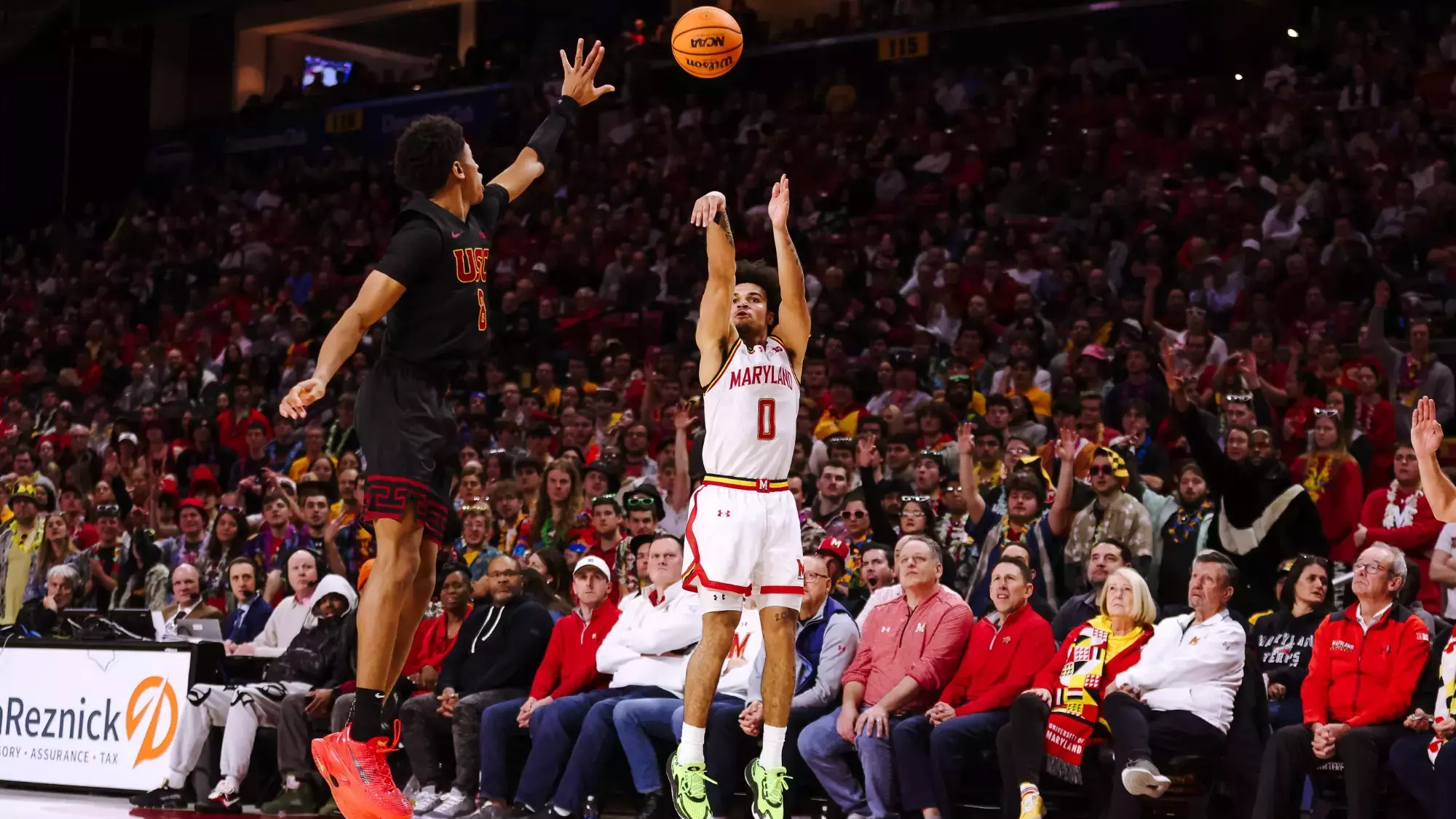 Maryland Men's Basketball vs. USC at Xfinity Arena on February 20, 2025