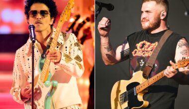 Bruno Mars and Zach Bryan top the pop charts this week : NPR