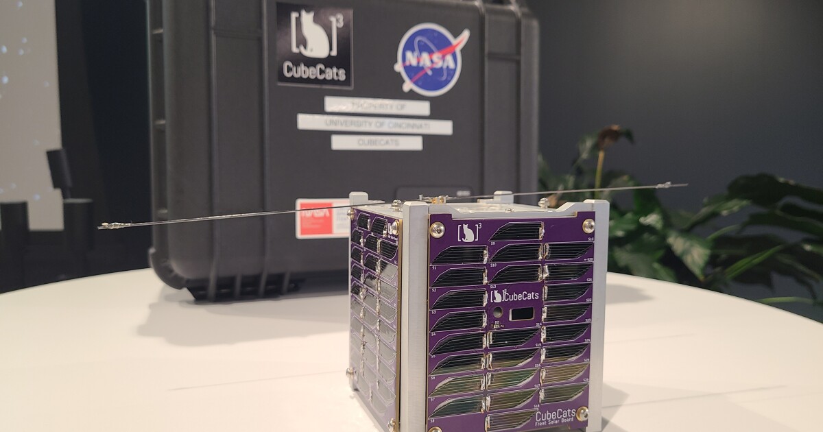 NASA will soon send a satellite built by U. of Cincinnati students to space