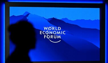 Trump Davos speech set up : NPR
